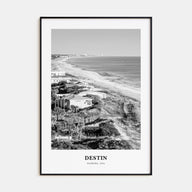 Destin Portrait B&W No 1 Poster