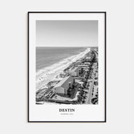 Destin Portrait B&W No 2 Poster