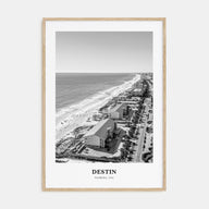 Destin Portrait B&W No 2 Poster