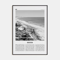 Destin Travel B&W No 1 Poster