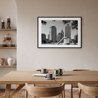 Detroit Landscape B&W Poster