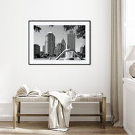 Detroit Landscape B&W Poster