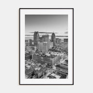 Detroit Photo B&W No 1 Poster