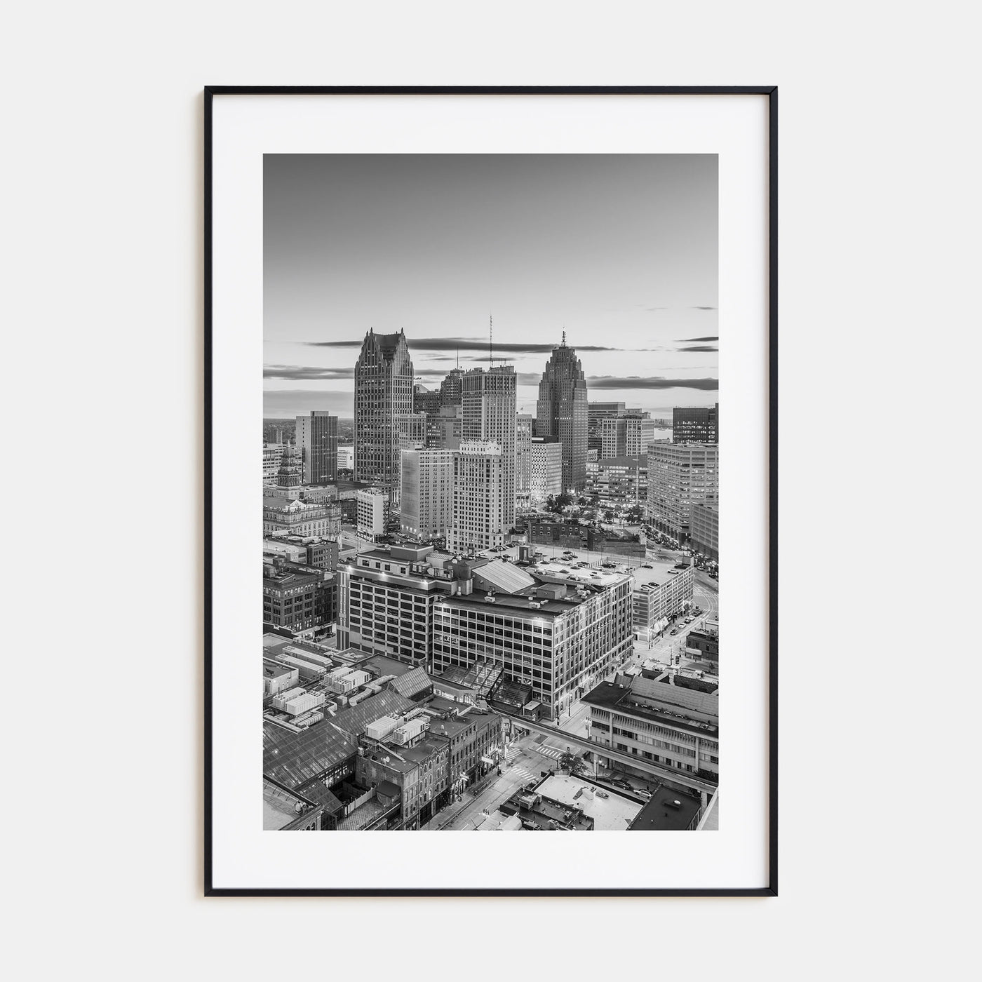 Detroit Photo B&W No 1 Poster