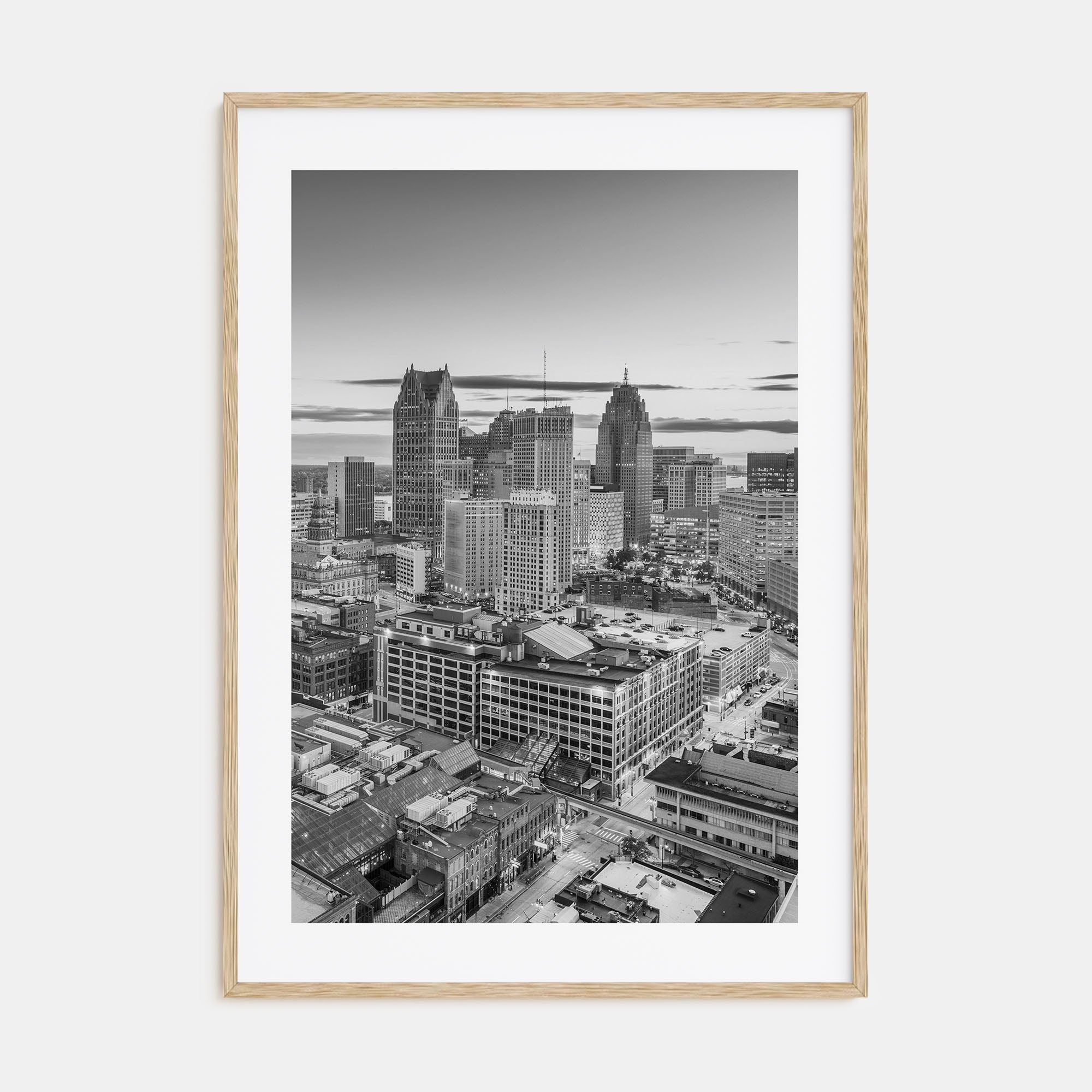 Detroit Photo B&W No 1 Poster