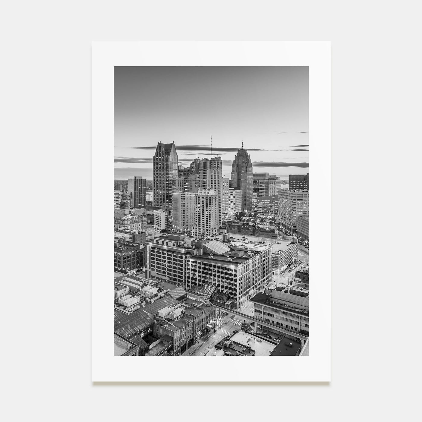 Detroit Photo B&W No 1 Poster