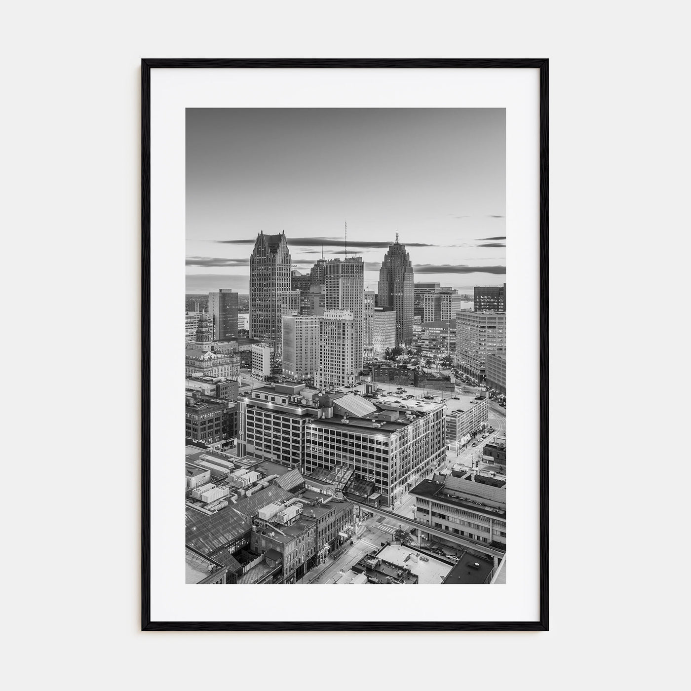 Detroit Photo B&W No 1 Poster