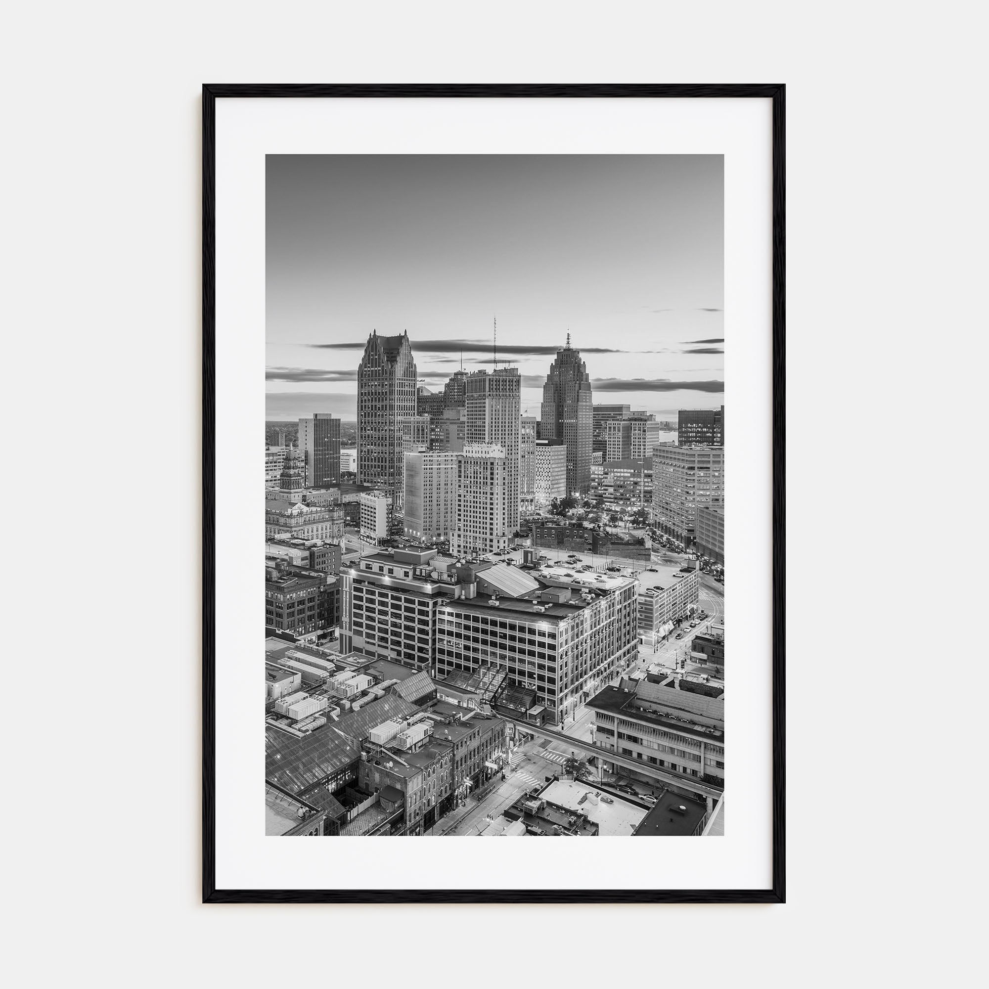 Detroit Photo B&W No 1 Poster