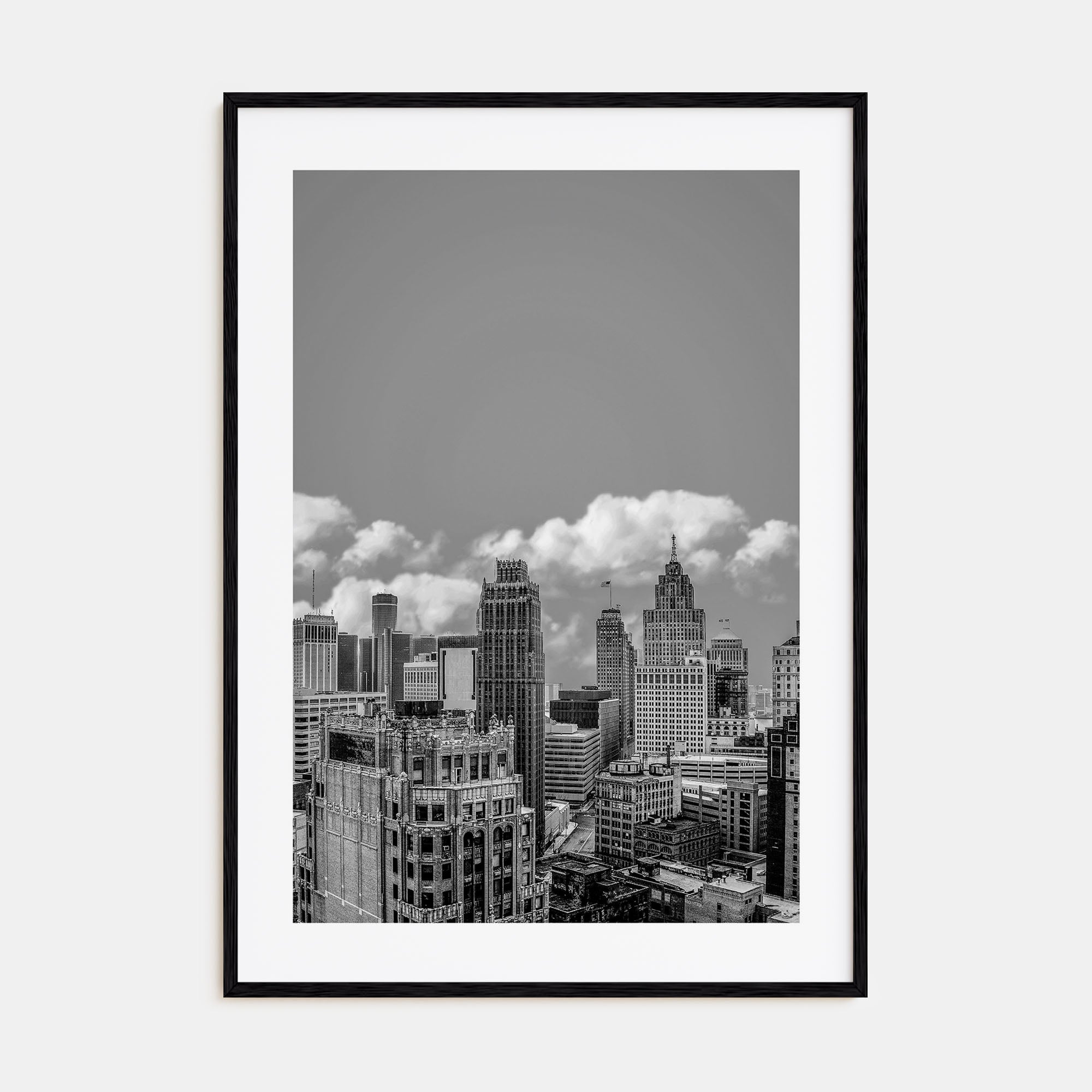 Detroit Photo B&W No 2 Poster