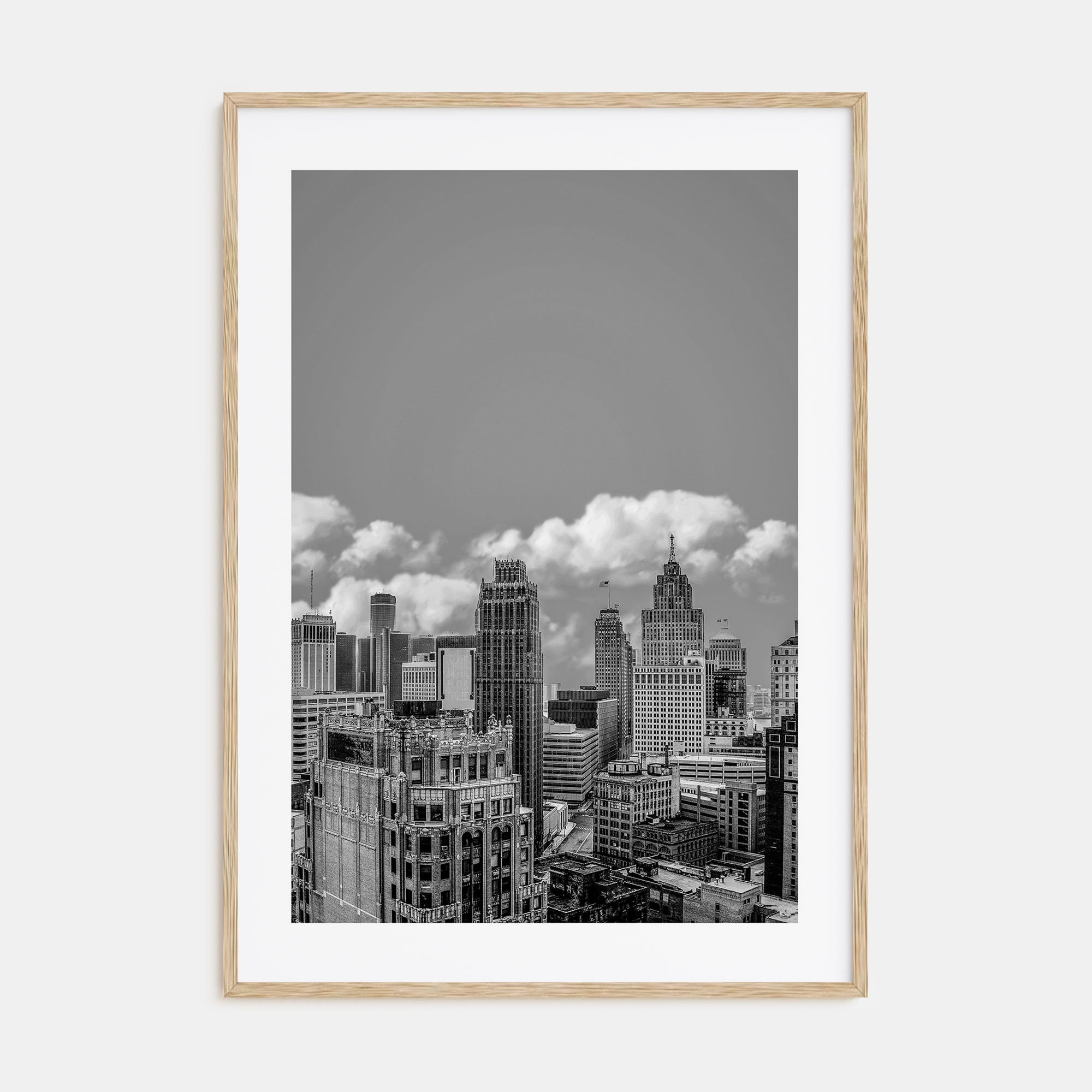 Detroit Photo B&W No 2 Poster