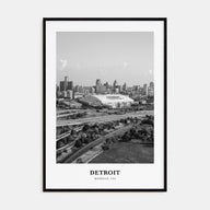 Detroit Portrait B&W No 2 Poster
