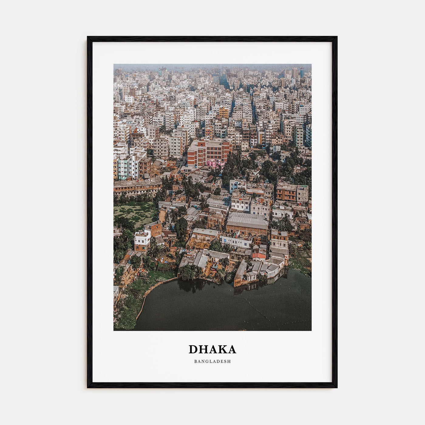Dhaka Portrait Color Poster