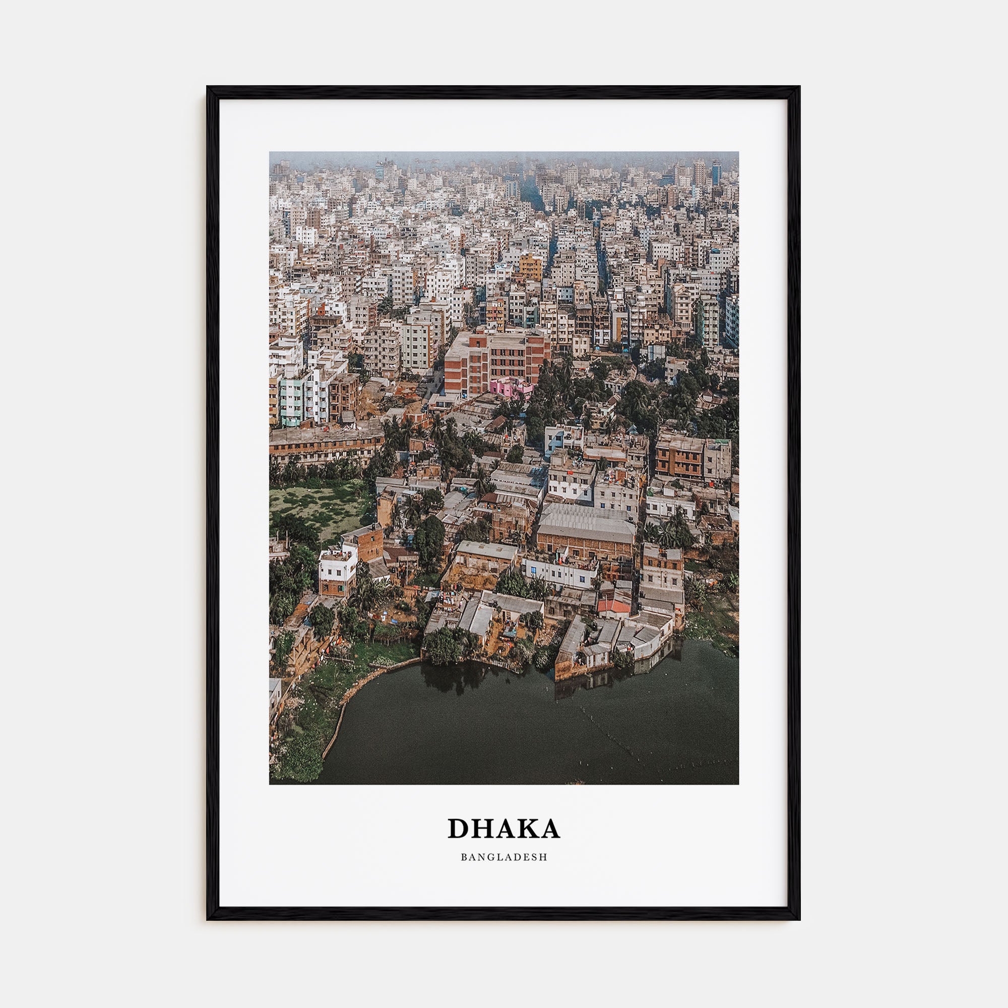 Dhaka Portrait Color Poster