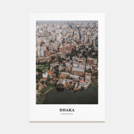 Dhaka Portrait Color Poster