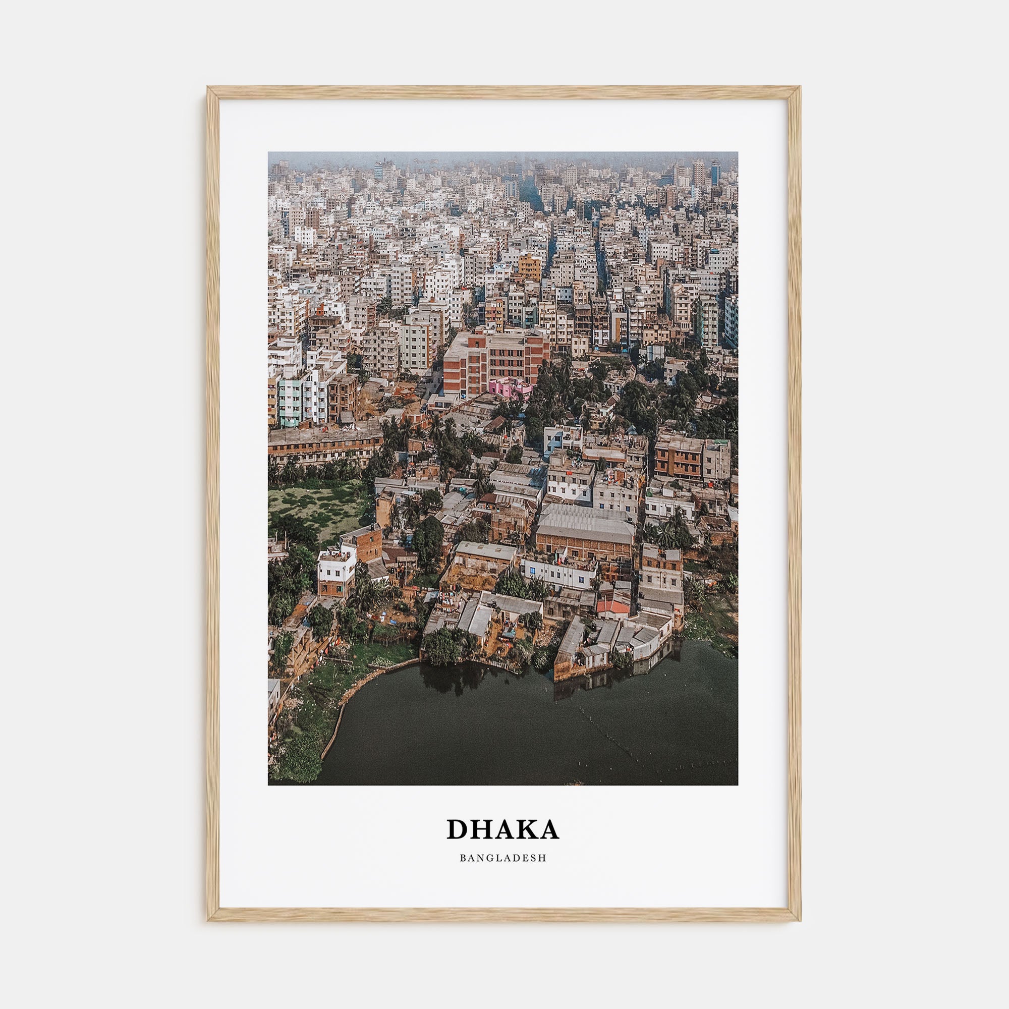 Dhaka Portrait Color Poster