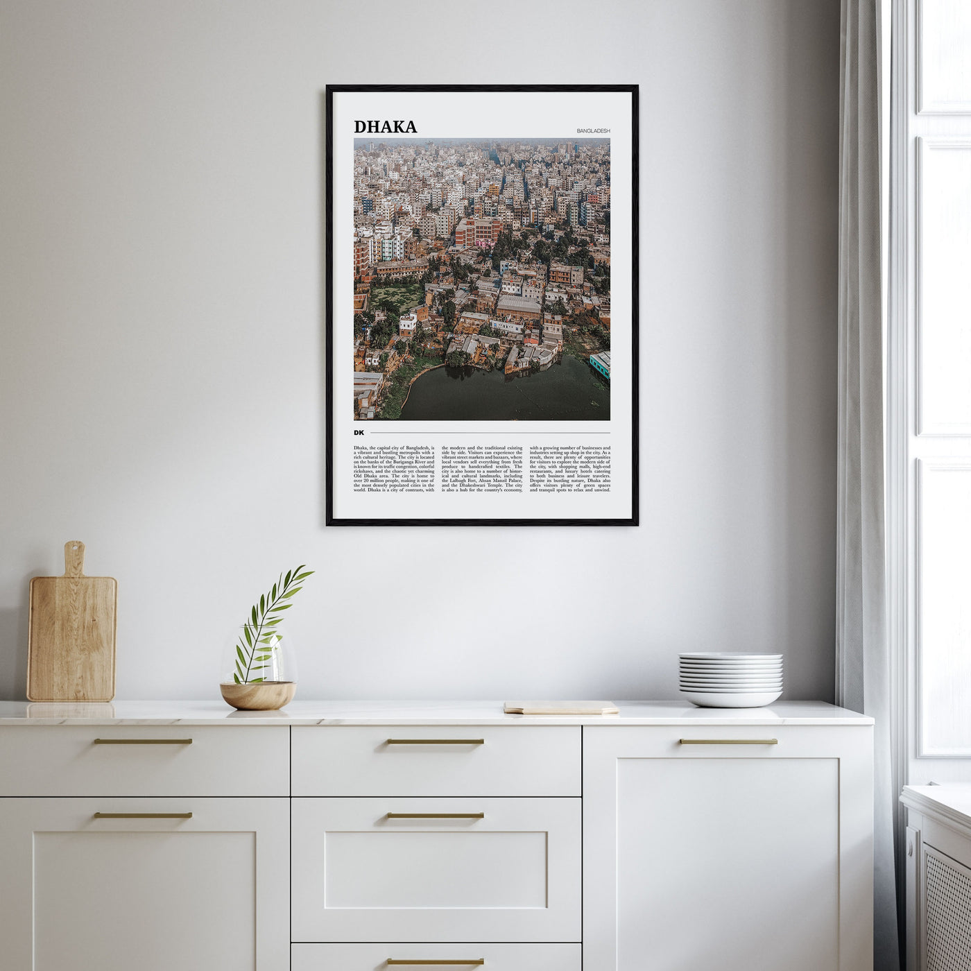 Dhaka Travel Color Poster