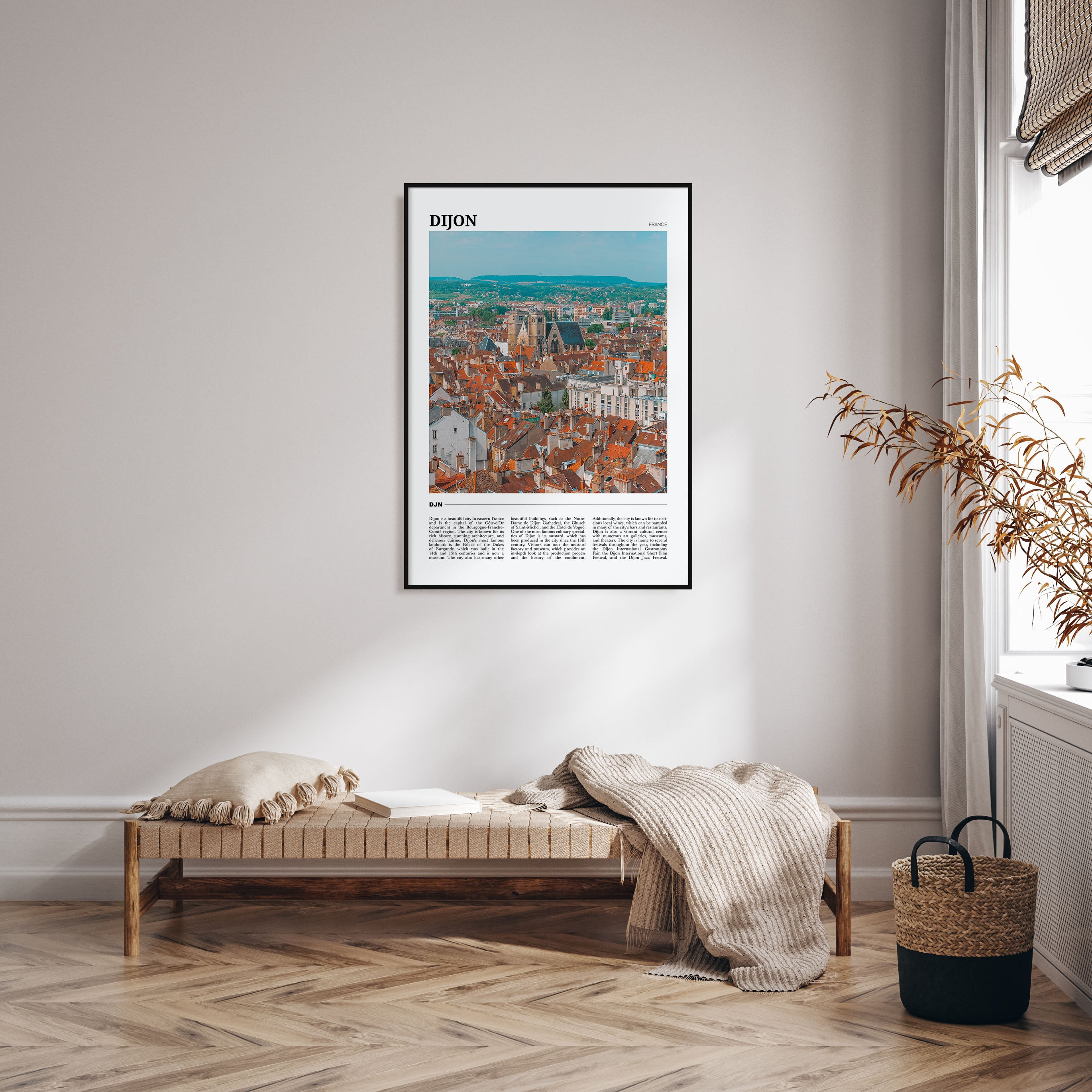Dijon Travel Color Poster
