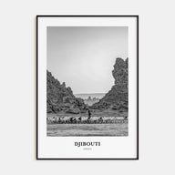 Djibouti Portrait B&W Poster