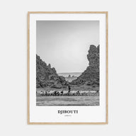Djibouti Portrait B&W Poster