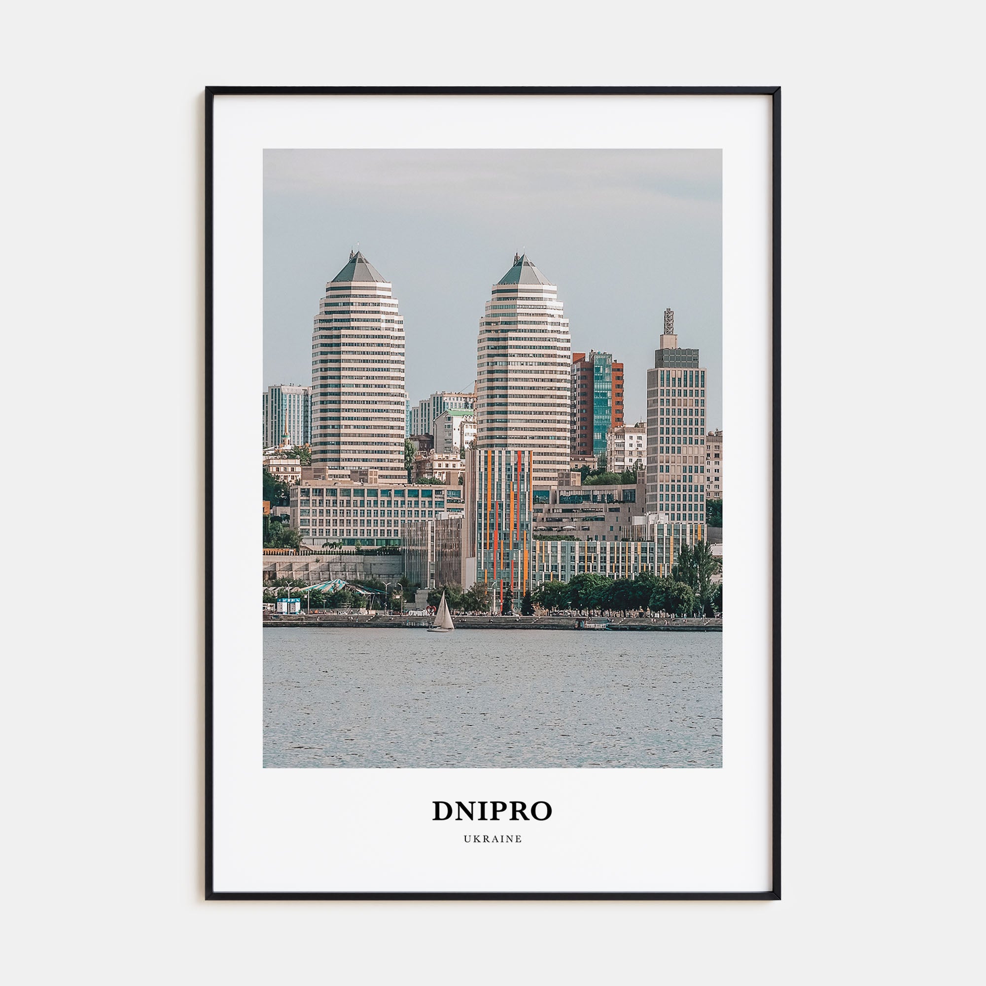 Dnipro Portrait Color Poster