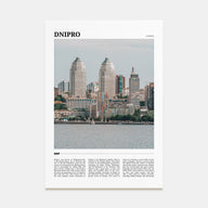 Dnipro Travel Color Poster