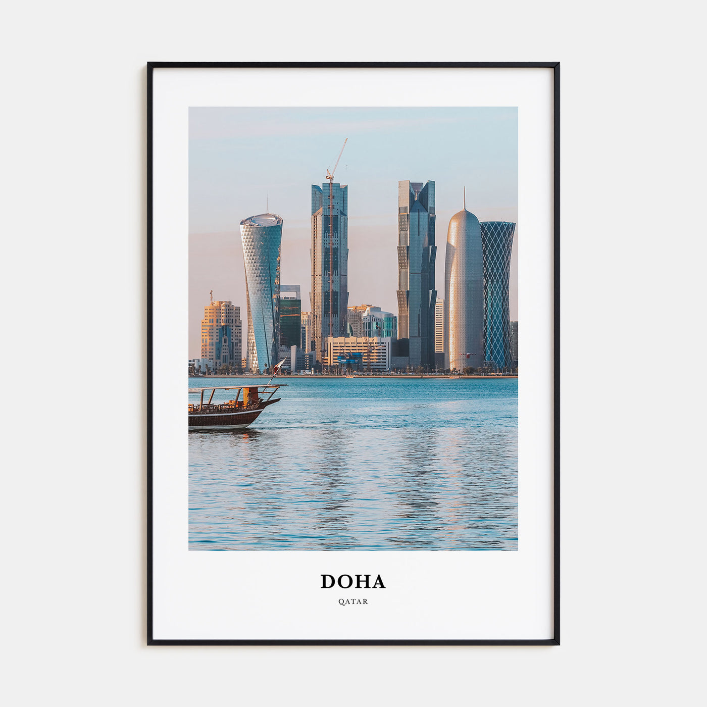 Doha Portrait Color Poster