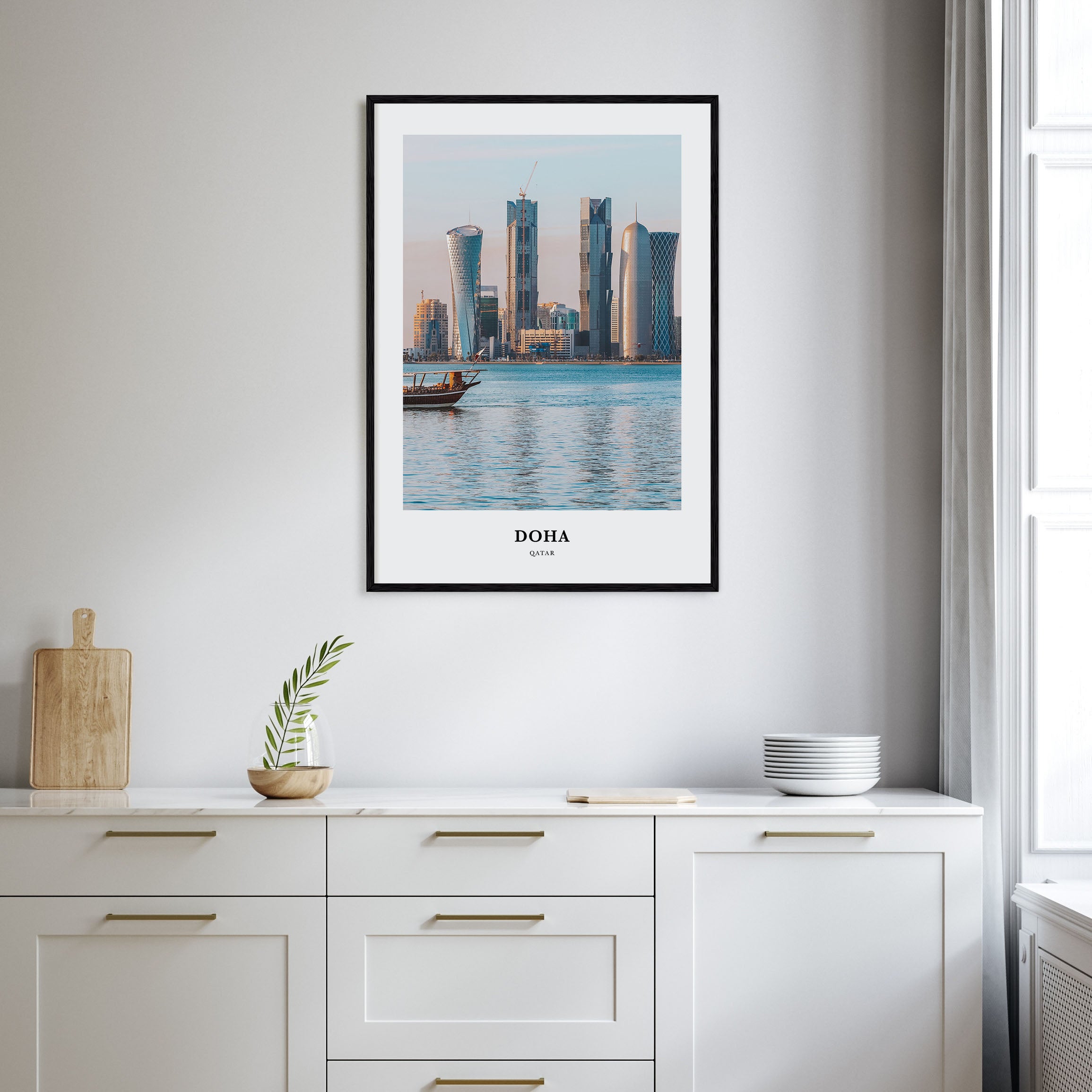 Doha Portrait Color Poster
