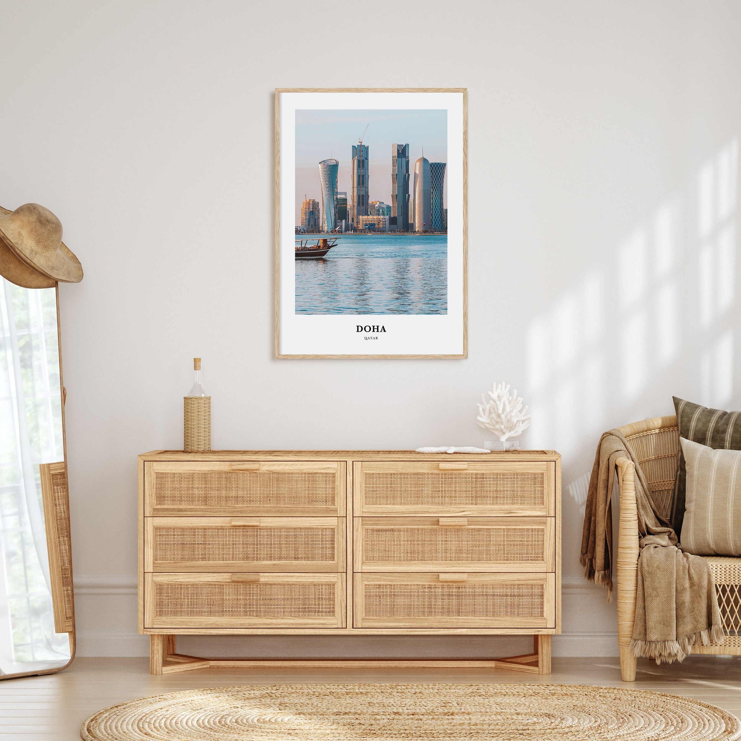 Doha Portrait Color Poster