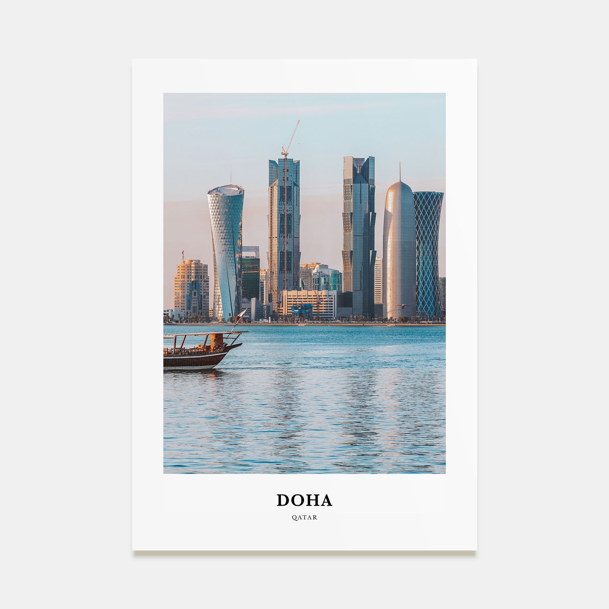 Doha Portrait Color Poster