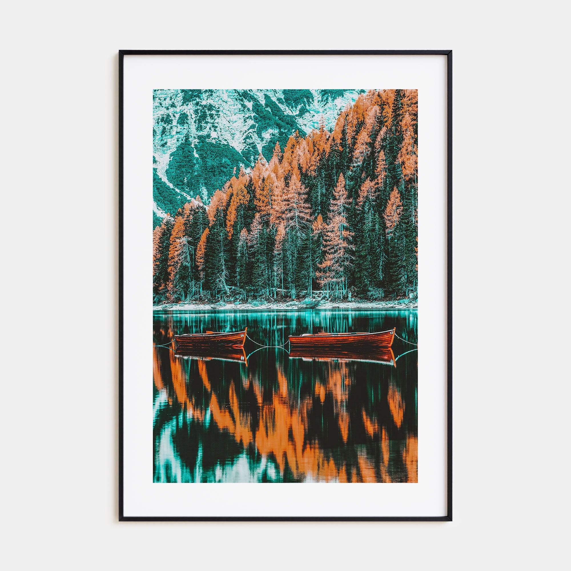 Dolomites Mountains Photo Color Poster