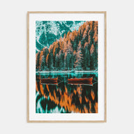 Dolomites Mountains Photo Color Poster