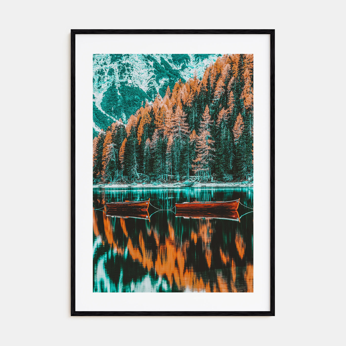 Dolomites Mountains Photo Color Poster