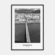 Dominica Portrait B&W Poster
