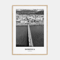 Dominica Portrait B&W Poster