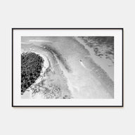 Dominican Republic Landscape B&W Poster