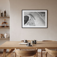 Dominican Republic Landscape B&W Poster