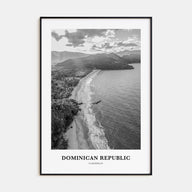 Dominican Republic Portrait B&W No 2 Poster