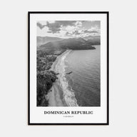 Dominican Republic Portrait B&W No 2 Poster