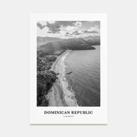 Dominican Republic Portrait B&W No 2 Poster