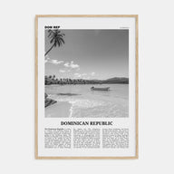 Dominican Republic Travel B&W No 2 Poster