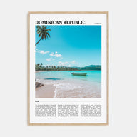 Dominican Republic Travel Color Poster
