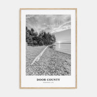 Door County Portrait B&W Poster