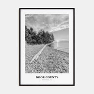 Door County Portrait B&W Poster