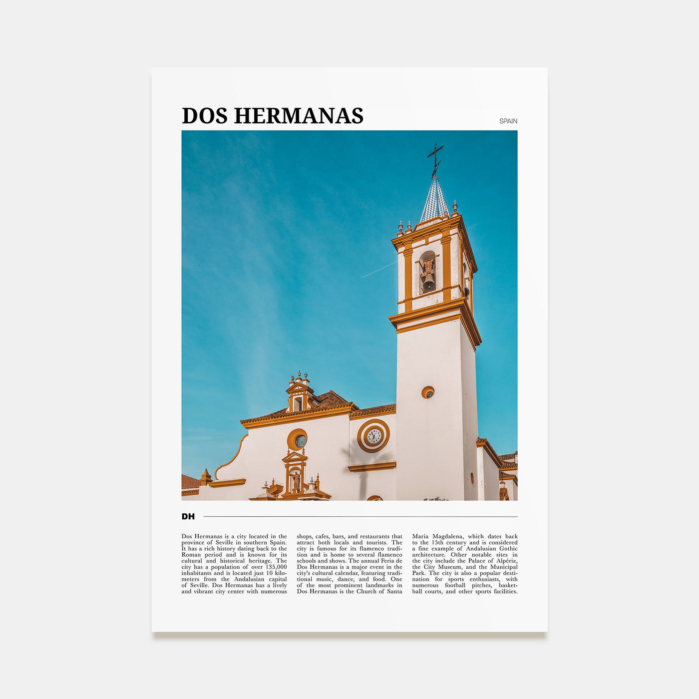 Dos Hermanas Travel Color Poster
