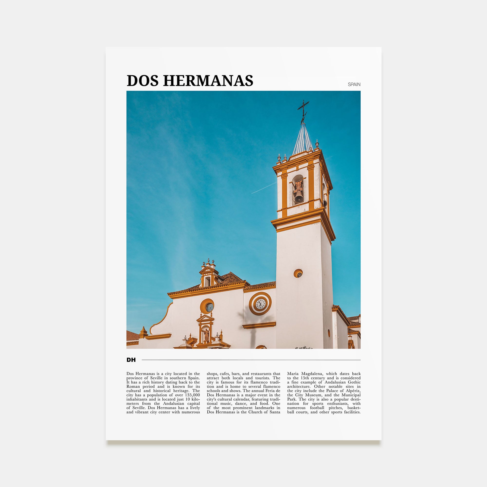Dos Hermanas Travel Color Poster