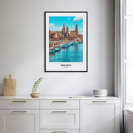 Dresden Portrait Color Poster