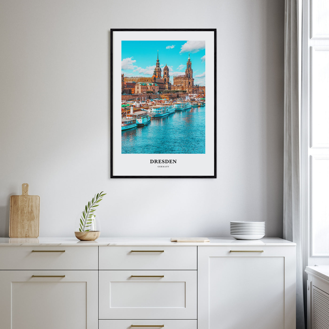 Dresden Portrait Color Poster