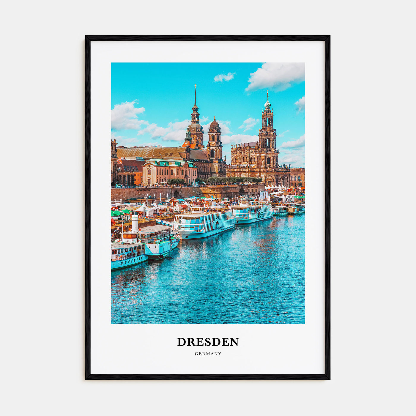 Dresden Portrait Color Poster