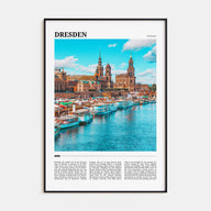 Dresden Travel Color Poster