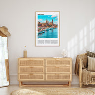 Dresden Travel Color Poster